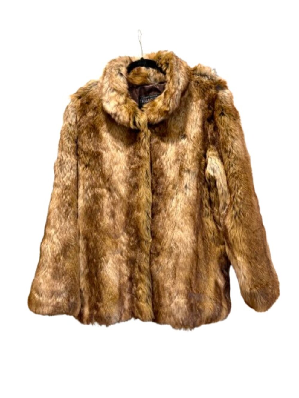 DONNA SALYER'S FABULOUS FURS~Fisher Faux Fur Favorite Jacket~SZ Large Like New